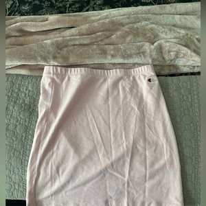 Pink champion bodycon tennis skirt from urban outfitters
